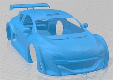 3D File Renault Megane Trophy II Printable Body Car3D Printing Idea To