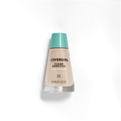 COVERGIRL Clean Sensitive Skin Liquid Foundation Makeup, Ivory ...