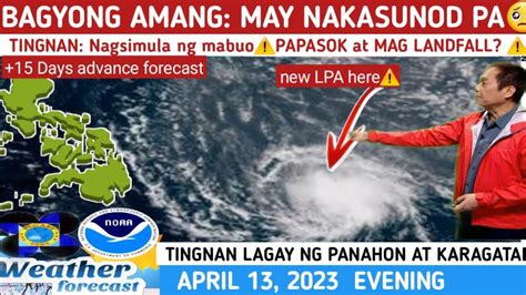 Bagyong Amang May Kasunod Na Tingnan Kung Maglandfall Weather