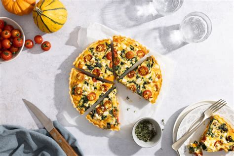 Vegetarische Quiche Met Pompoen Spinazie En Feta Eatertainment