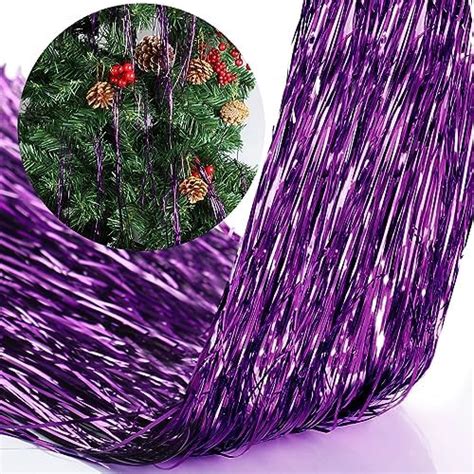 Amazon Lyrow Strands Tinsel Icicles For Christmas Tree Tinsel