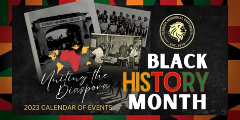 Black History Month Calendar of Events – Florida Memorial University