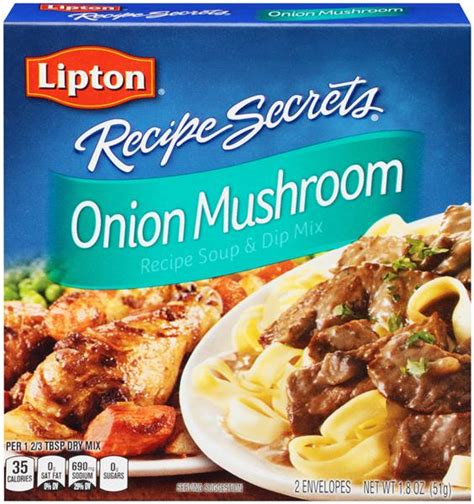 Lipton Recipe Secrets Onion Mushroom Recipe Soup And Dip Mix 2ct Hy Vee