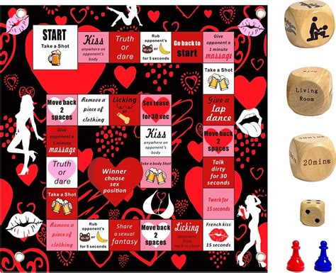 Mosuvenus Romantic Game For Couples Sex Game For Date Night Couple Sex Dice Game