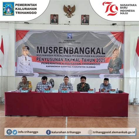 Musrenbangkal Penyusunan Rkpkal Tahun Kalurahan Trihanggo