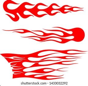 Hot Rod Flames Flames Stickers Flames Stock Vector (Royalty Free ...