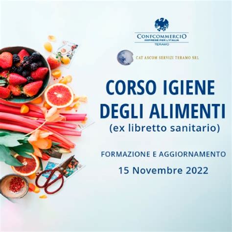 Corso Igiene Degli Alimenti Ex Libretto Sanitario Formazione E