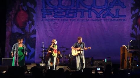 Ziggy Marley E Jack Johnson Kokua Festival Youtube