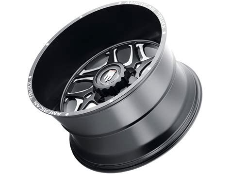 American Truxx Milled Matte Black At Sweep Wheels Rugged Ridge