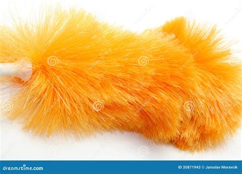 Orange Duster Stock Image Image Of Studio Dust Cleanness 35871943