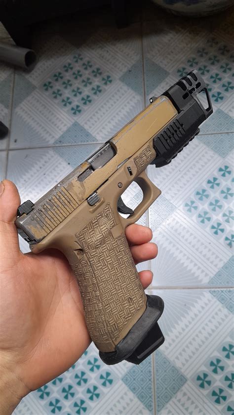 Stl File Airsoft Glock Compensator Guzshop 🔫・3d Printer Model To