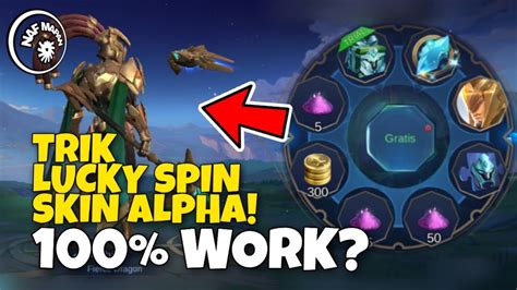 Trik Lucky Spin Terbaru Cara Dapatkan Skin Alpha Di Lucky Spin Youtube