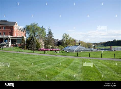 Spring Afternoon At Smith College With Lyman Conservatory And Chapin