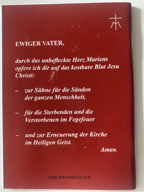 Novene Zum Kostbaren Blut Blut Christi Monat