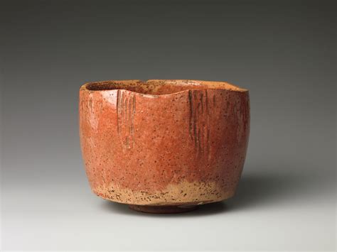 Style of Hon ami Kōetsu Red Raku Tea Bowl copy of the Kaga Kōetsu