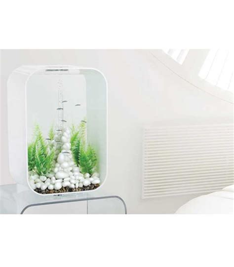 BiOrb Life 45 MCR White Tall Sleek Acrylic Tabletop Aquarium