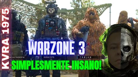 CALL OF DUTY WARZONE 3 SIMPLESMENTE INSANO YouTube