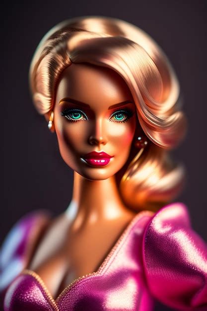 Premium AI Image | A barbie dressed like a housewife
