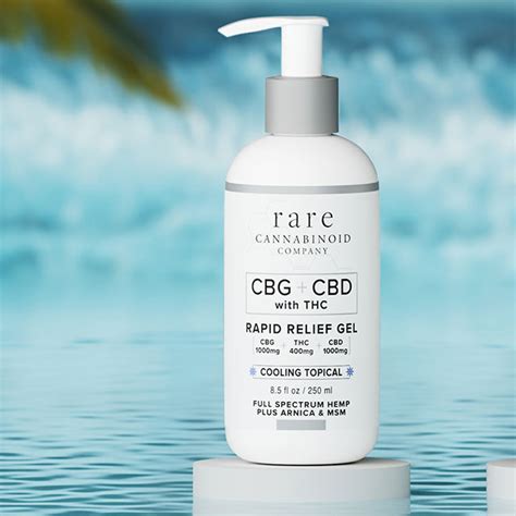 Cbg Cbd Thc Rapid Relief Gel Rare Cannabinoid Company