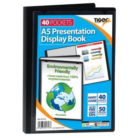 Tiger A5 Presentation Display Book 40 EXR42666TG Display Books