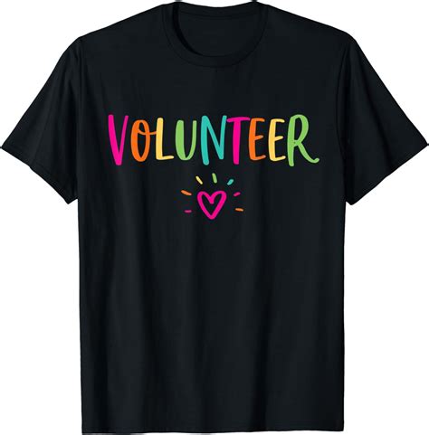 Volunteer Volunteering Charity Service Adults Kids Team T Shirt