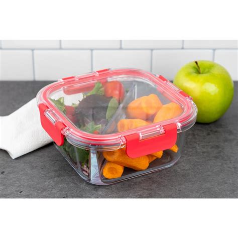 Divided Glass Food Storage With Lids 2 Pack Mrorganic Store