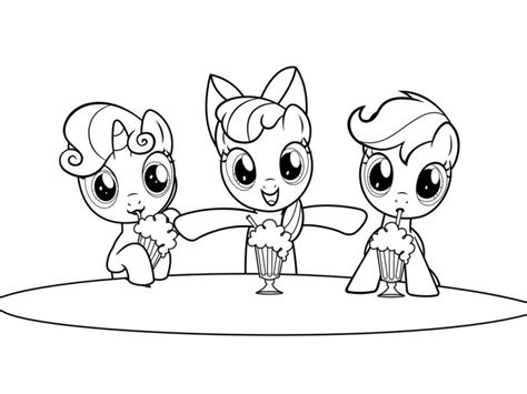 My Little Pony Para Pintar - Dibujos de My Little Pony para colorear, pintar e imprimir