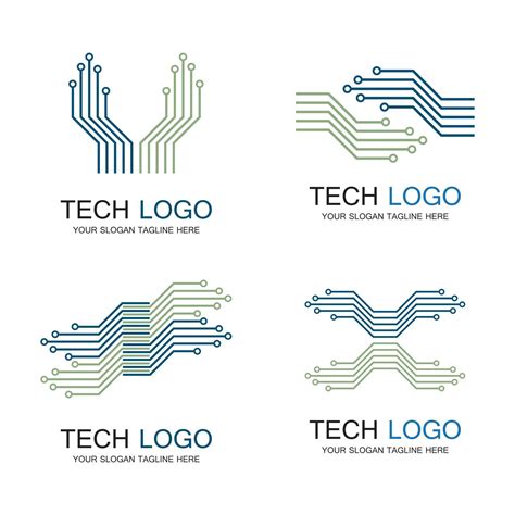 ilustración de imágenes de logotipo de tecnología 2947091 Vector en