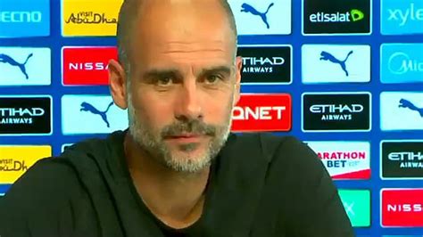 Watch Wolves V Man City Pep Guardiola Press Conference Metro Video