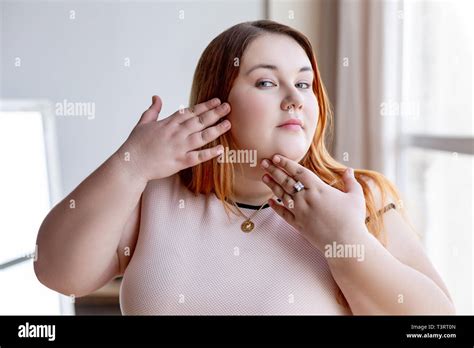 Plump person hi-res stock photography and images - Alamy