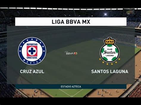 Cruz Azul Vs Santos Liga Mx J Simulaci N Fifa Youtube