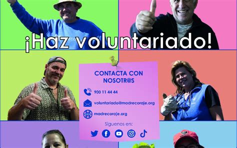 Madre Coraje relanza su campaña de voluntariado Contágiate de energía