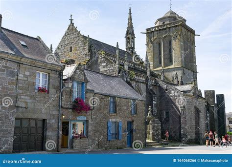 View of the Historic and Picturesque French Village of Locronan Editorial Photo - Image of ...