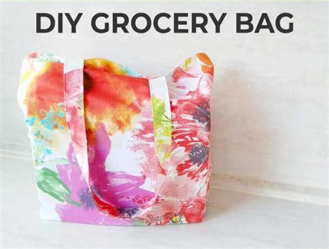 How To Sew A Reusable Grocery Bag Sewing