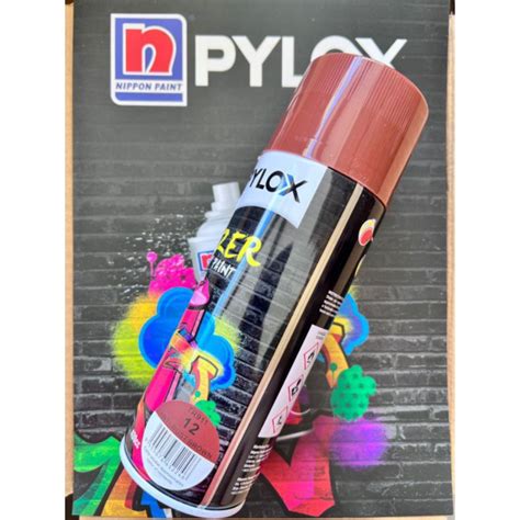 Nippon Pylox Lazer Spray Tin Cc Solid Matt Black Clear Metallic Anti