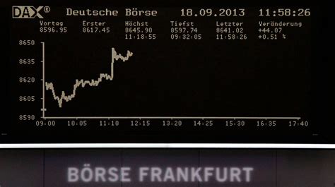 Dax Klettert Auf Neues Rekordhoch DER SPIEGEL