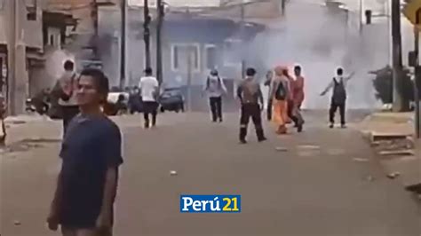 Iquitos Protestas Por Cortes De Luz Acaban En Batalla Campal Entre