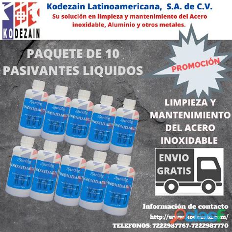 10 Ultras Pasivante Y Limpiador Para Acero Inoxidable En Cozumel