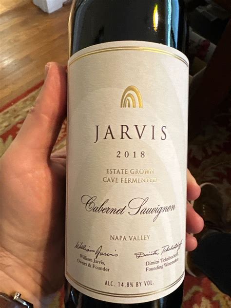 2018 Jarvis California Winery Cabernet Sauvignon Usa California