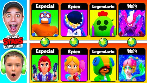 Me Enfrenté al Niño en Brawl Stars Hardcore YouTube