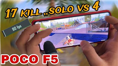 17 KILLS Livik POCO F5 BGMI TEST GAMEPLAY POCO F5 SMOOTH 90FPS