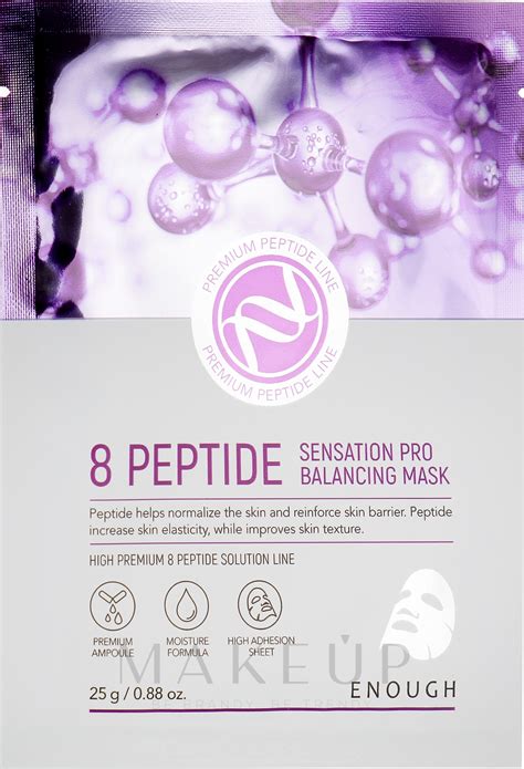 Enough Peptide Sensation Pro Balancing Mask Pack M Scara Em Folha