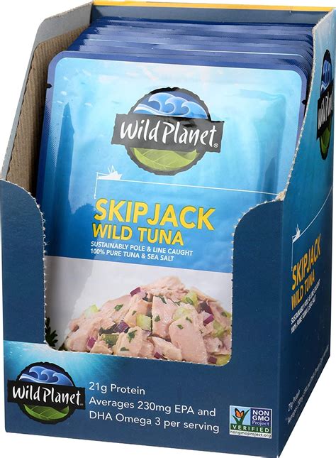 Wild Planet Pouch Variety Pack Albacore Wild Tuna In Extra Virgin