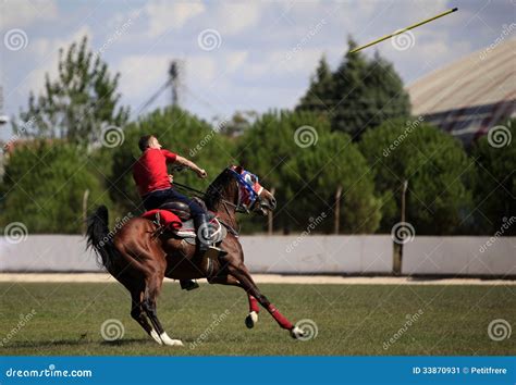 Horseman Competition With Javelin Editorial Photo Image Of Horse