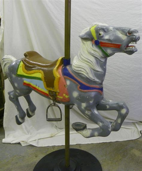 Bargain John's Antiques | Allan Herschell Antique Carousel Horse ...