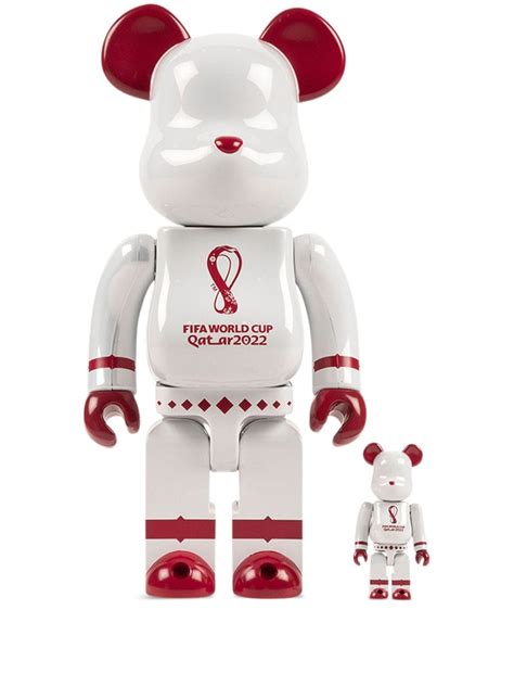 Medicom Toy Set De Figuras White Chrome Be Rbrick 100 And 400 De