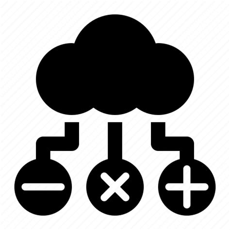 Cloud Based Accounting Computing Service Platform Icon Download