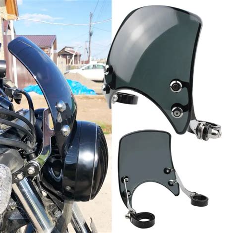 Parbriz Moto Custom Bobber Chopper Naked Motocicleta