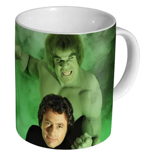 The Incredible Hulk Bill Bixby And Lou Ferrigno Ceramic Coffee Mug