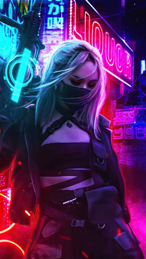 Cyberpunk Blonde Iphone Wallpaper Hd Iphone Wallpapers